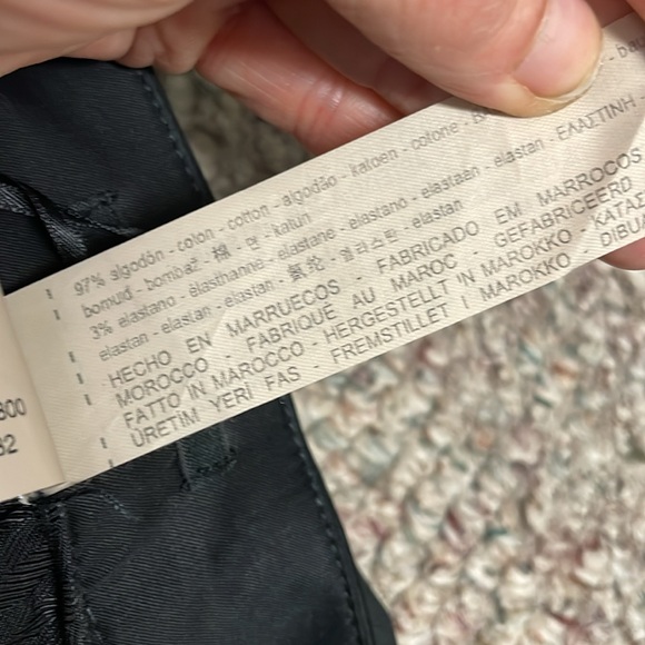 Massimo dutti cropped cuffed wide leg dress trouser - Picture 5 of 9